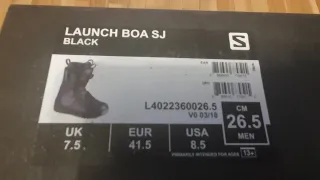 Botas Snowboard Salomon Launch Boa SJ número 41.5