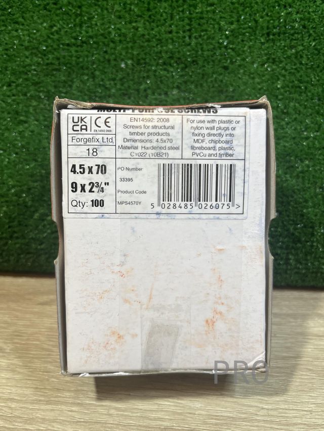 Tornillos multiusos 4.5 x 70 mm Forgefix