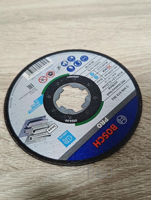 Disco de corte para acero inoxidable