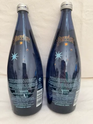 2 bottiglie Perrier da collezione
