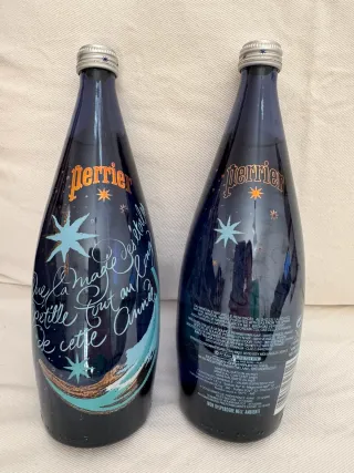 2 bottiglie Perrier da collezione