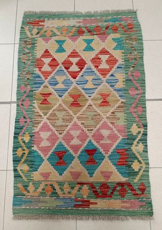 Tappeto Kilim afgano 95x60 cm