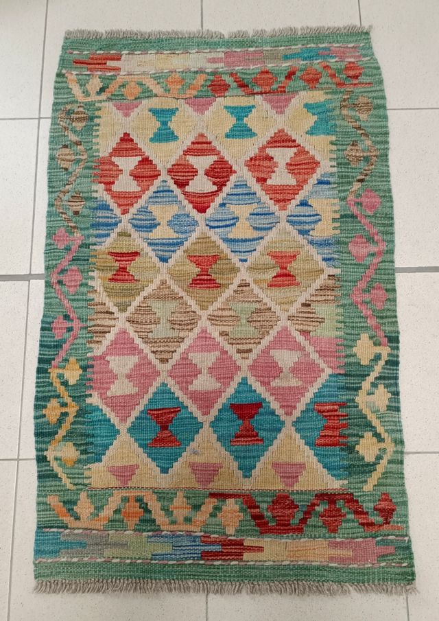 Tappeto Kilim afgano 95x60 cm