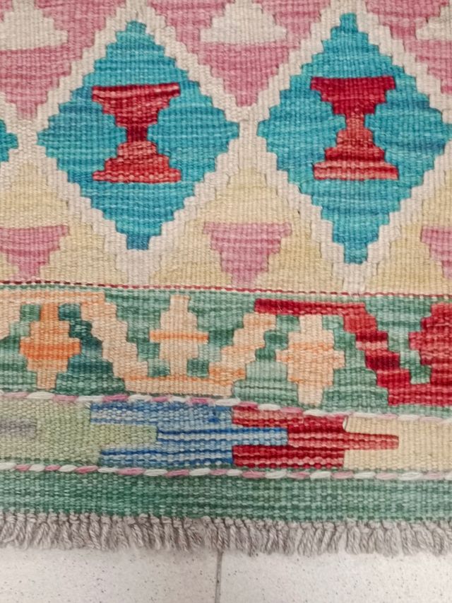 Tappeto Kilim afgano 95x60 cm