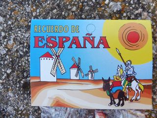 Don Quijote y Sancho Panza Blister con Espada