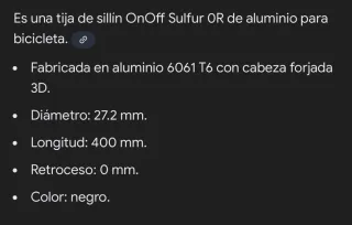 Sillín Selle Italia Amarillo MTB y tija incluida.