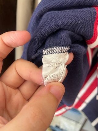 Polo Lacoste Vintage Rayas Azul Rojo Blanco