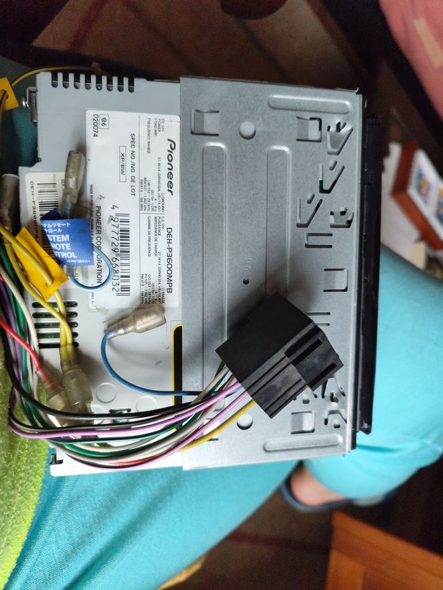 Radio Coche Pioneer Frontal Extraíble