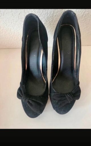 Zapatos de tacón negros talla 36