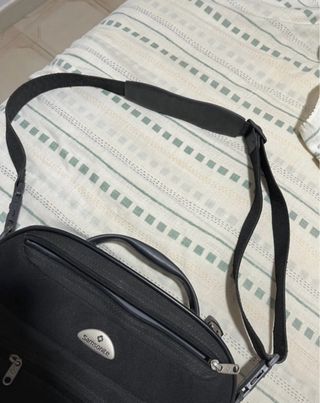 Bolso bandolera Samsonite negro unisex