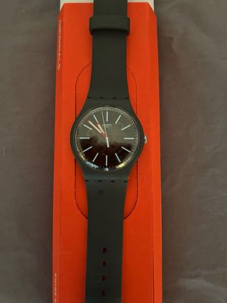 Reloj Swatch 41mm Negro y Blanco