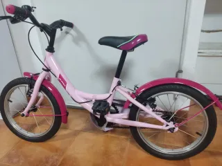 Bicicleta niña rosa
