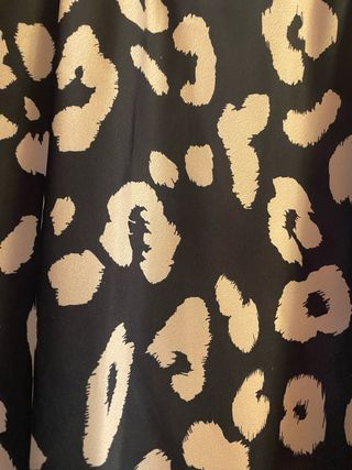 Falda midi estampado animal print