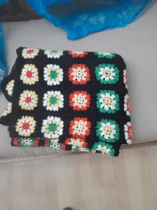 Calda coperta fatta a mano letto singolo