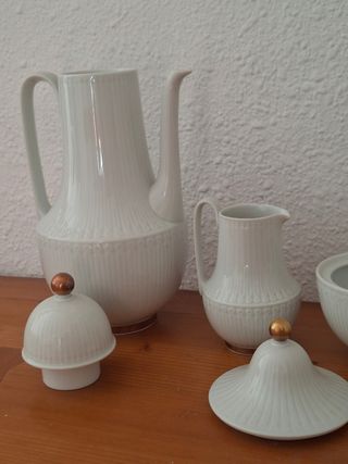 Porcelana vintage Alemana L.H.S. 3 piezas