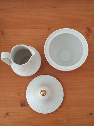 Porcelana vintage Alemana L.H.S. 3 piezas