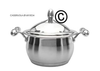 Batteria di pentole acciaio inox 18/10