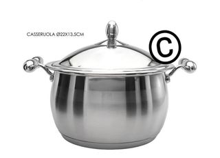 Batteria di pentole acciaio inox 18/10