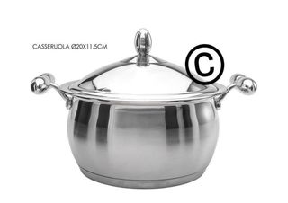 Batteria di pentole acciaio inox 18/10