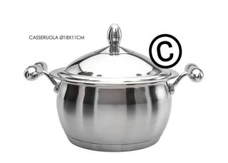 Batteria di pentole acciaio inox 18/10