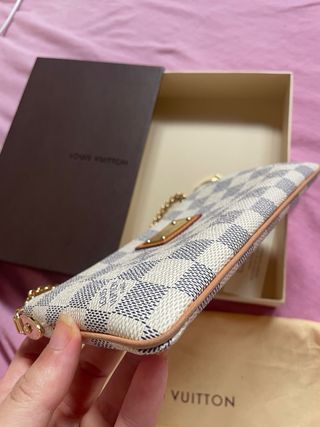 Pochette Louis Vuitton Milla Damier Azur