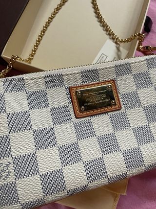 Pochette Louis Vuitton Milla Damier Azur