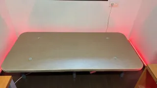 Base tapizada nueva beige y gris