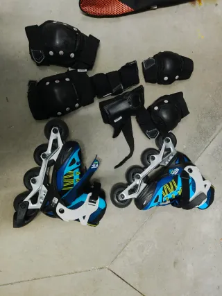 Patines en línea para niños + protecciones