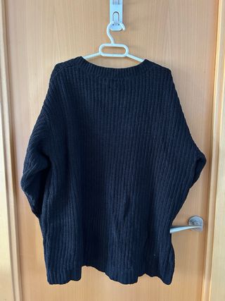 Jersey Bershka oversize negro