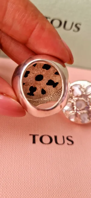 Anillos Tous Plata Ónix y Nácar