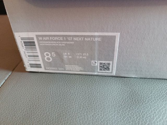 Nike Air Force 1 Donna Viola Bianco