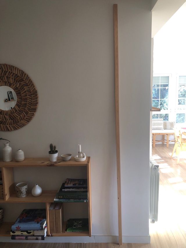 Pack de 8 listones de madera de pino, cepillados 