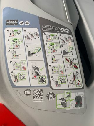 Silla coche Britax Römer 123 evolutiva
