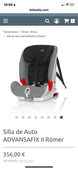 Silla coche Britax Römer 123 evolutiva