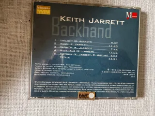 CD Keith Jarrett Backhand Jazz