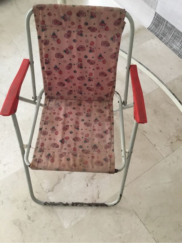 Silla plegable infantil con estampado