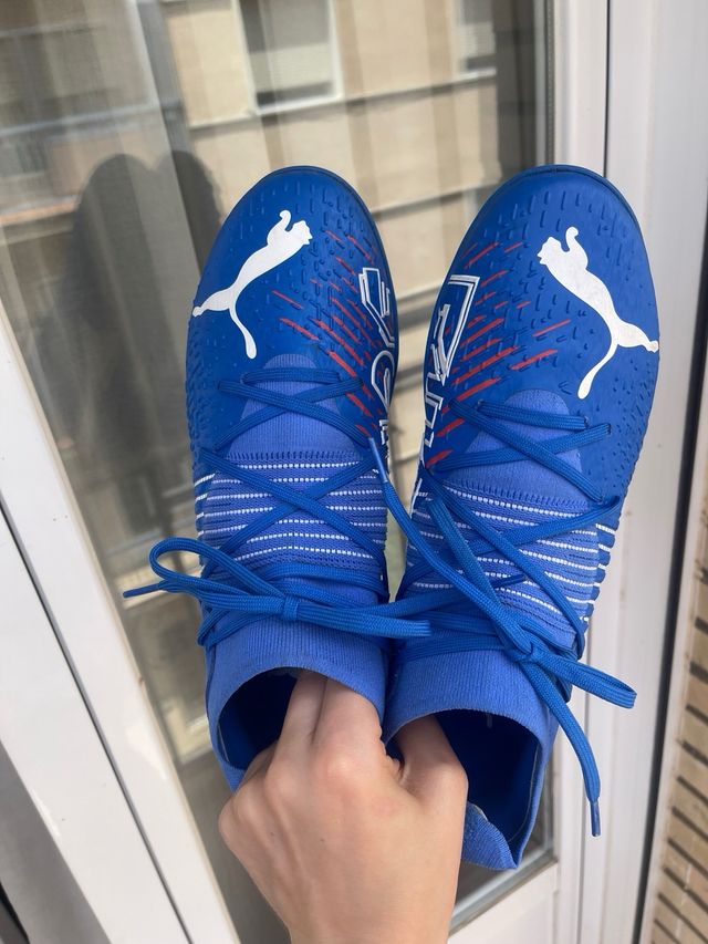 Zapatos Fútbol Puma Hombre Azules