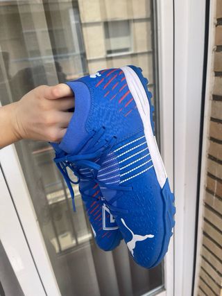 Zapatos Fútbol Puma Hombre Azules