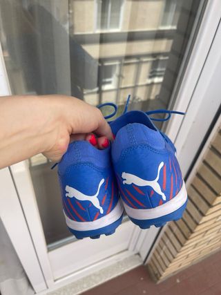Zapatos Fútbol Puma Hombre Azules