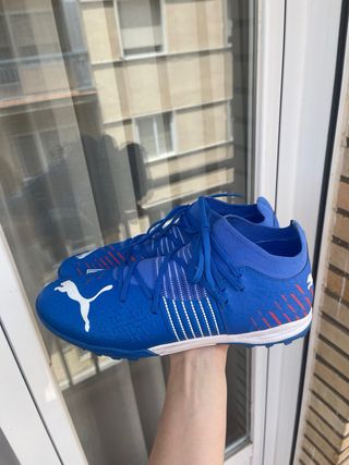 Zapatos Fútbol Puma Hombre Azules