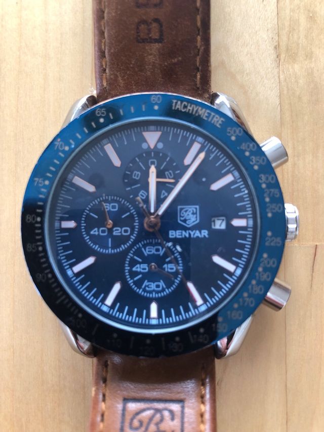 Reloj BENYAR Caballero Azul y Marrón