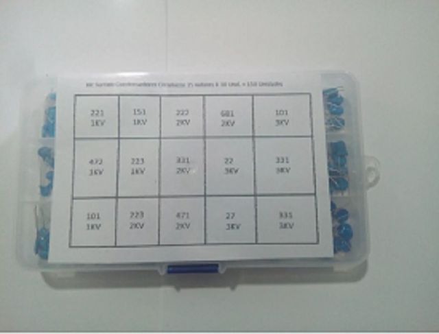Kit Condensadores Cerámicos 15 Valores 150unidades