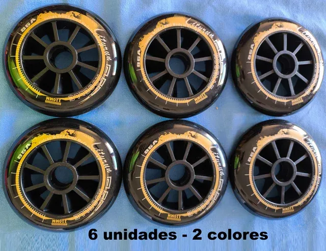 6 Ruedas Patines 110 mm, 85A alta velocidad