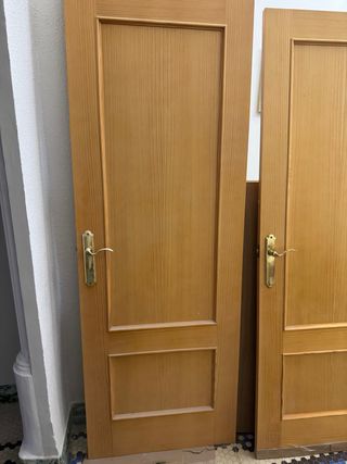 Puertas de madera maciza