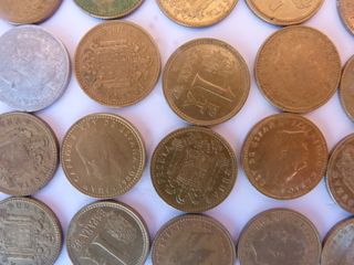 Lote 50 monedas 1 peseta-Lote 2