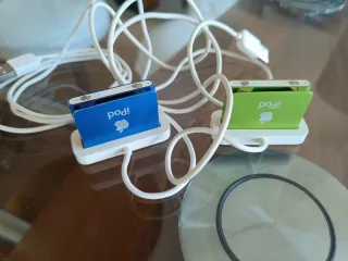 Pack 2 iPod Shuffle Apple Azul y Verde