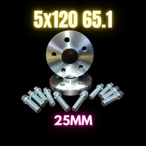 Separadores 5x120 65.1 de 25mm