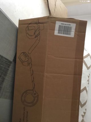 Detector de metales y pala plegable