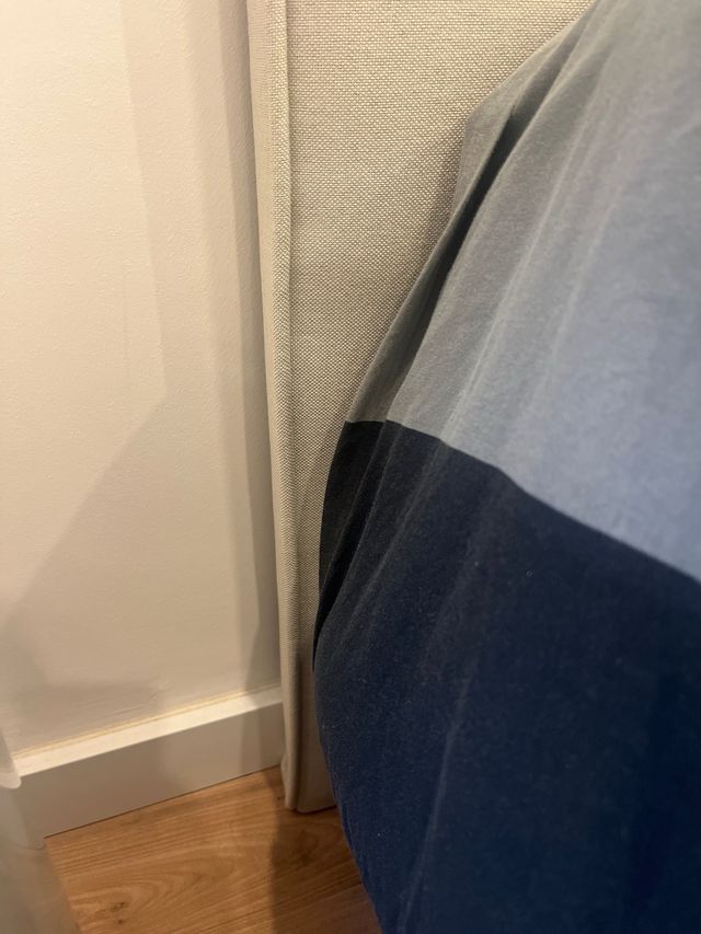 Cabezal Cama Matrimonio Gris Claro