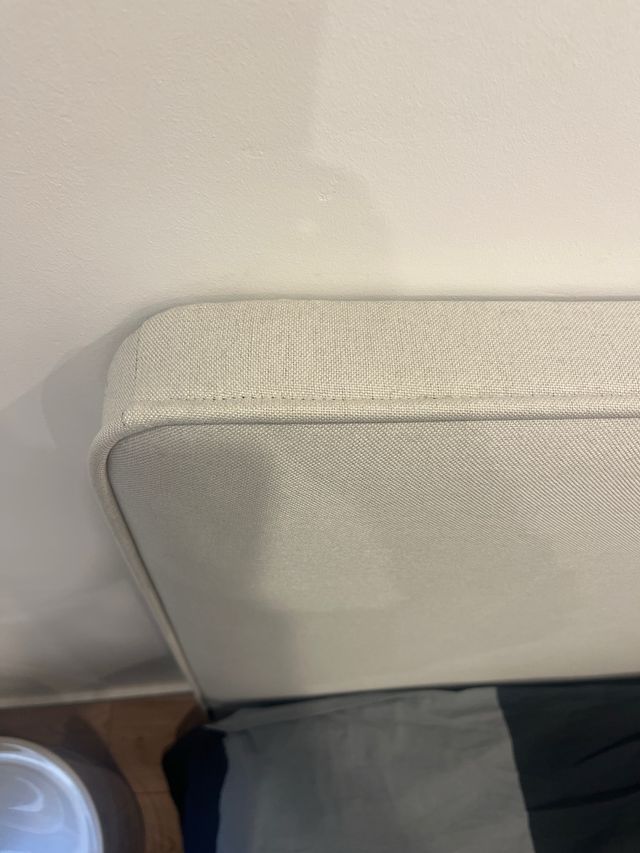 Cabezal Cama Matrimonio Gris Claro